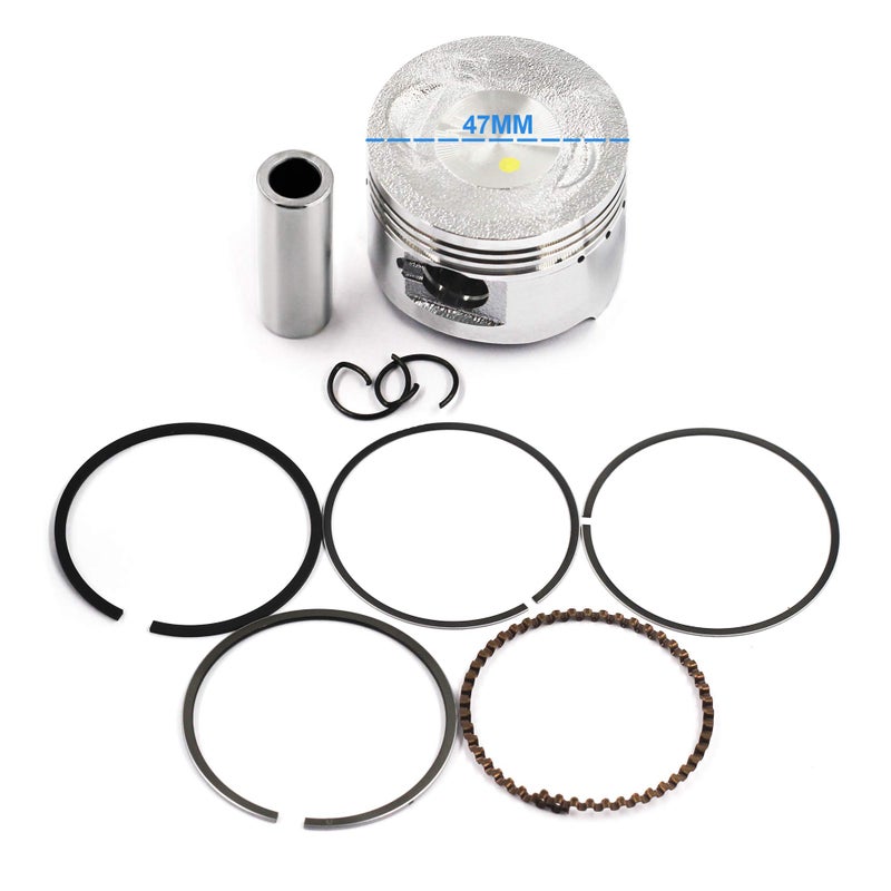 Trkimal Performance Upgrade Big Bore Cylinder Kit GY6 80cc 47mm for GY6 49cc 50cc 139QMB ATV Scooter Moped Go Kart - Image 4